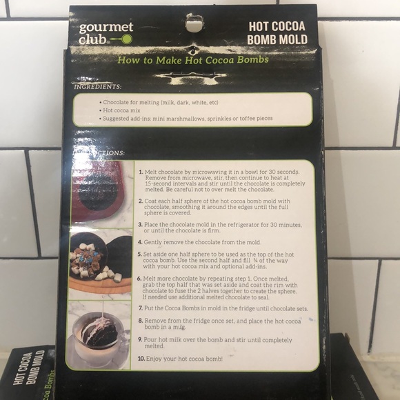 Gourmet Club Hot Cocoa Bomb Silicone Mold - Picture 2 of 2